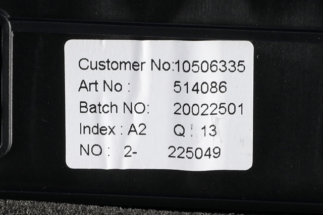 Dashbord friskluftdyse midtkonsoll til MG ZS EV 2019-2021 (Type I, Fase 1) (MG|10506335|)