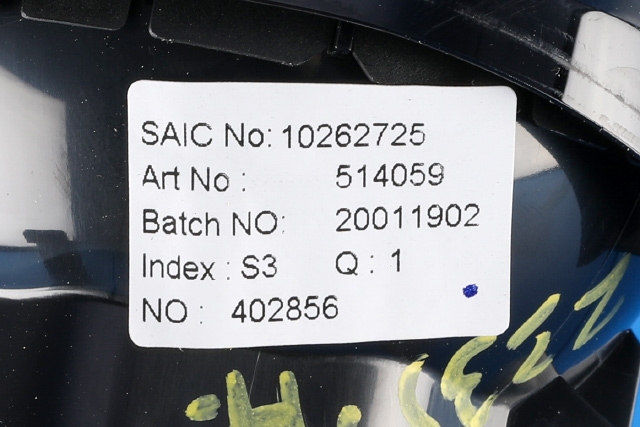 Dashbord friskluftdyse høyre til MG ZS EV 2019-2021 (Type I, Fase 1) (MG|10262725|)