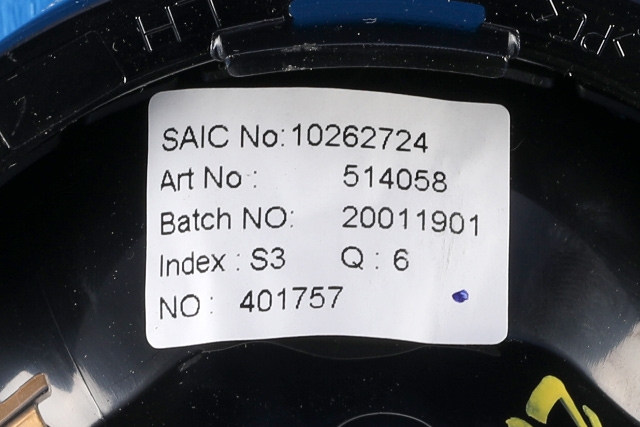 Dashbord friskluftdyse venstre til MG ZS EV 2019-2021 (Type I, Fase 1) (MG|10262724|)