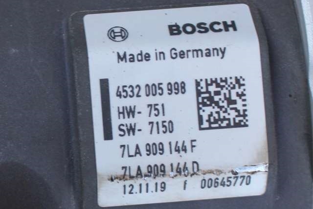 Tannstang elektrisk til VW Transporter / Caravelle 2019-->> (T6.1) (T6.1) (VAG|7L1 423 051 F|7LA 909 144 F|)