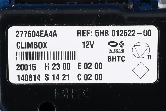 Styreenhet diverse til Nissan Qashqai 2014-2021 (Type II) (NISSAN|27760-4EA4A|)