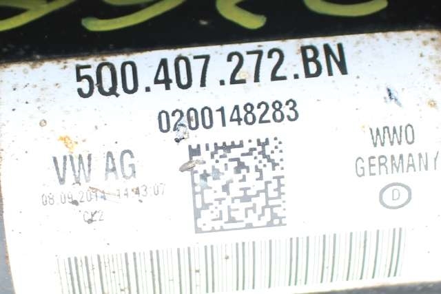 Drivaksel høyre foran, bensin/automat til Audi A3 2012-2016 (Type III, Fase 1)  (VAG|5Q0 407 272 BN|)