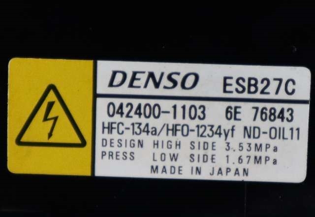 Aircondition kompressor hybrid til Toyota RAV4 2019-->> (Type V)  (DENSO|042400-1103|)