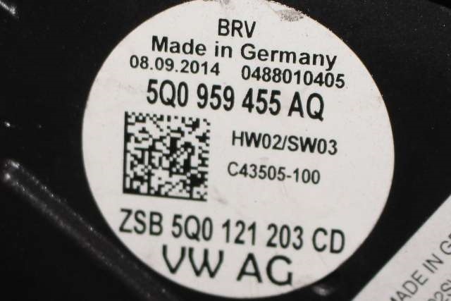 Kjølevifte til Audi A3 2012-2016 (Type III, Fase 1)  (VAG|5Q0 959 455 AQ|)