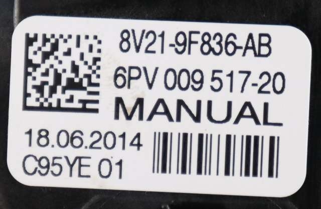Pedal gass til Ford Transit Courier 2014-2018 (Type I, Fase 1)  (HELLA|6PV 009 517-20|8V21-9F836-AB|)