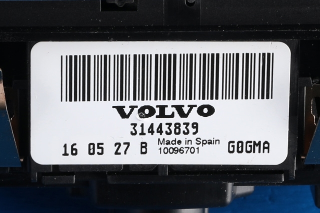 Bryter lys til Volvo XC60 2014-2017 (Type I, Fase 2) (VOLVO|31443839|)