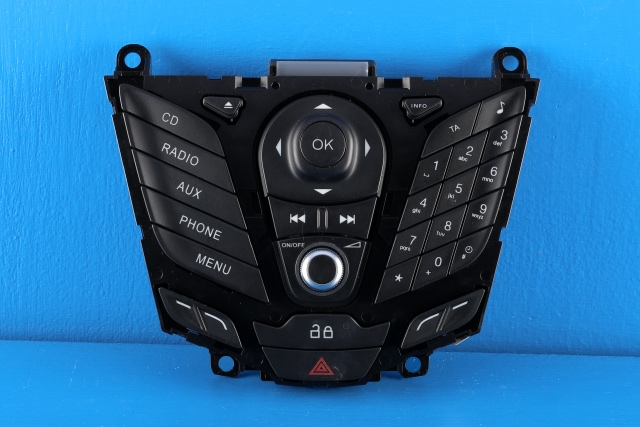 Bilstereo betjeningspanel til Ford Transit Courier, 2014-2018 (Type I, Fase 1)  (FORD|AV1T-18K811-DC)