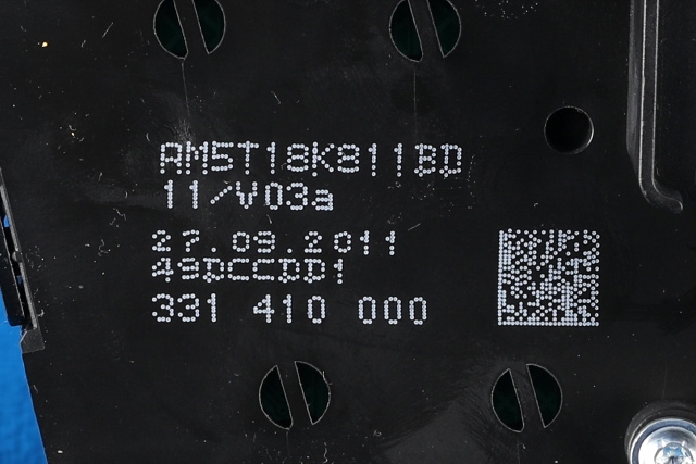 Bilstereo betjeningspanel til Ford Focus 2011-2014 (Type III, Fase 1)  (FORD|AM5T-18K811-BD|)