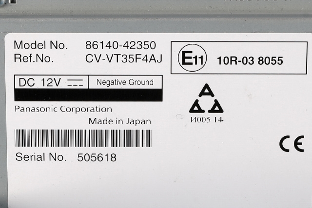 Bilstereo navigasjon til Toyota RAV4 2016-2019 (Type IV, Fase 2)  (TOYOTA|86140-42350|)