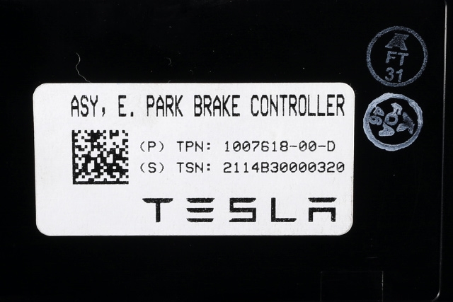 Styreenhet elektrisk parkbrems (EPB - Electric Parking Brake) til Tesla Model S 2013-2016 (Fase 1) (TESLA|1007618-00-D|)