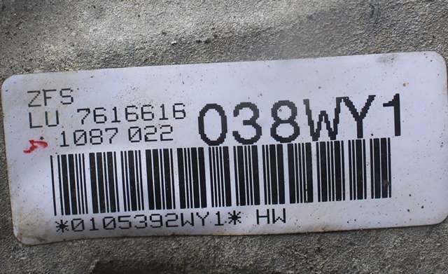 Girkasse 4WD komplett automat til BMW X6 2008-2014 (E71/E72) (E71/E72) (ZF|1087 022 038WY1|7 616 616. MED FORDELINGSKASSE|)