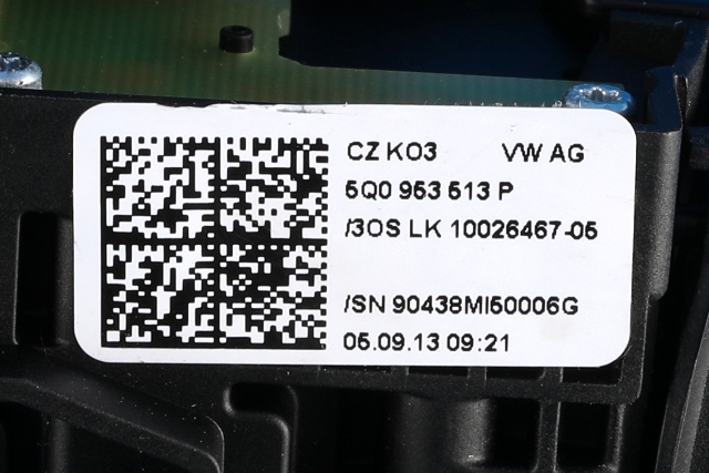 Bryter combi til VW Golf VII 2012-2017 (Fase 1) (VAG|5Q0 953 507 AA|)