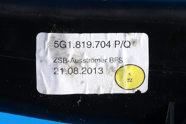 Dashbord friskluftdyse høyre til VW Golf VII 2012-2017 (Fase 1)  (VAG|5G1 819 704 P/Q|)
