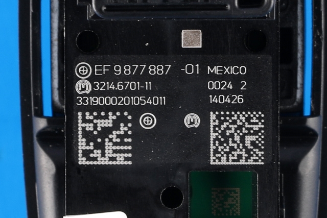 Bryter elektrisk håndbrekk/parkbrems til BMW X1 2015-2022 (F48) (F48) (BMW|9 877 887|)