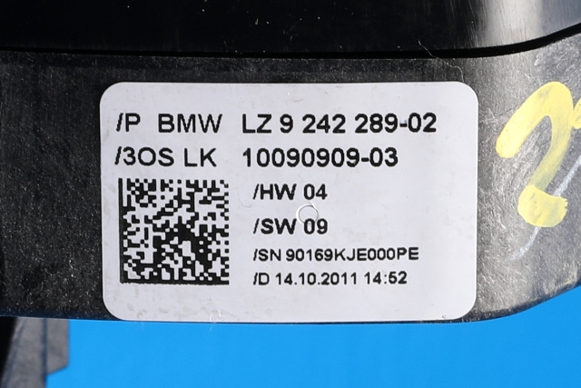 Bryter combi til BMW 1-Serie 2011-2015 (Fase 1) (F20/F21) (F20/F21) (BMW|9 242 289|)