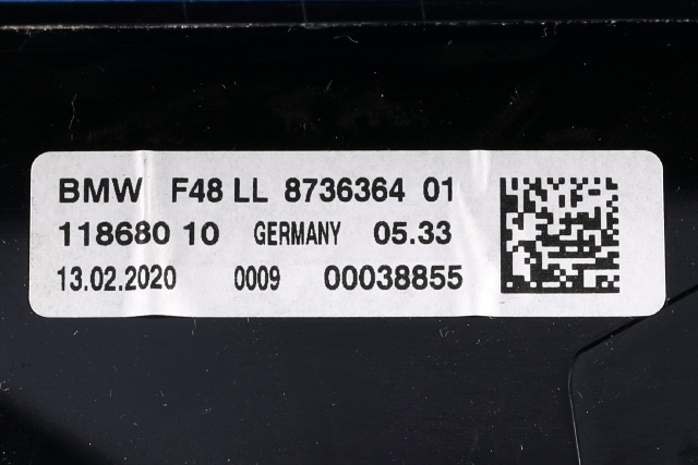 Instrument head-up display (HUD) til BMW X1 2015-2022 (F48) (F48) (BMW|8 736 364|)