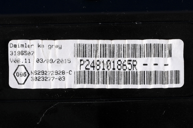 Instrumentpanel til Mercedes Citan 2012-2021 (W415) (W415) (SAGEM|3023277-03|2481 01865R|)