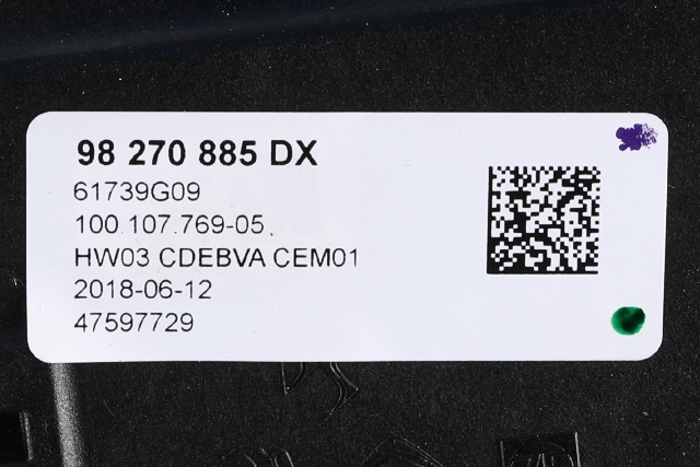 Girstang/girvelger automat til Peugeot 5008 2017-->> (Type II) (PEUGEOT|98 270885 DX|)