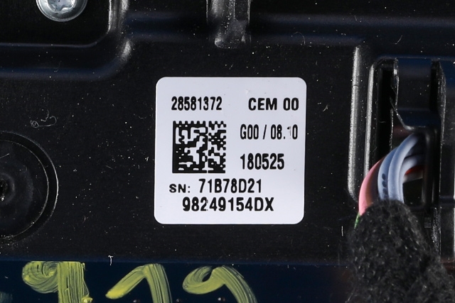 Bryter diverse til Peugeot 5008 2017-->> (Type II)  (PEUGEOT|98 249154 DX|)