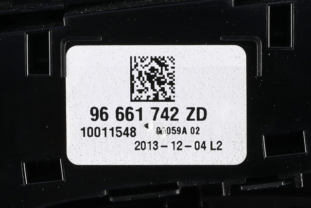 Bilstereo navigasjon betjeningspanel til Citroën DS5 2012-2017  (CITROEN|96 661742 ZD|98 023908 77|)