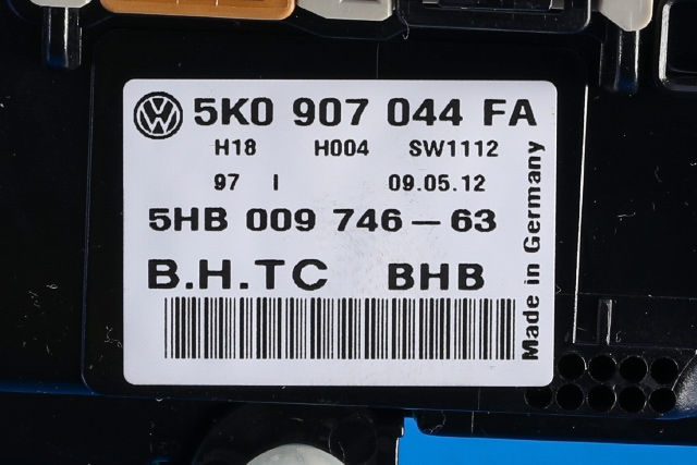 Varmeapparat betjening til VW Tiguan 2011-2016 (Type I, Fase 2)  (HELLA|5HB 009 746-63|5K0 907 044 FA|)