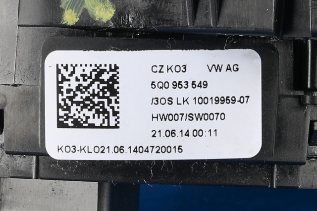 Bryter combi til VW Golf VII 2012-2017 (Fase 1) (VAG|5Q0 953 507 AB|)