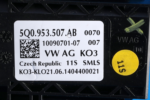 Bryter combi til VW Golf VII 2012-2017 (Fase 1) (VAG|5Q0 953 507 AB|)