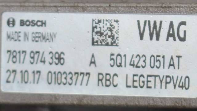 Tannstang elektrisk til VW Golf VII 2017-2020 (Fase 2)  (VAG|5Q1 423 051 AT|5Q0 909 144 T|)