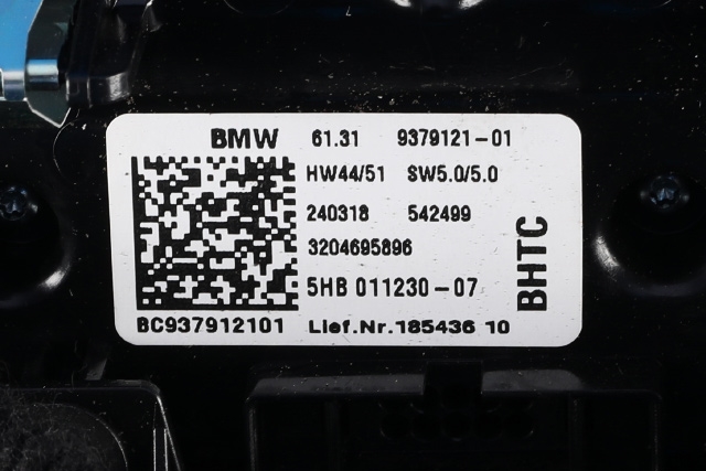 Varmeapparat betjening til BMW i3 2013-2022  (HELLA|5HB 011 230-07|61.31-9 379 121|)