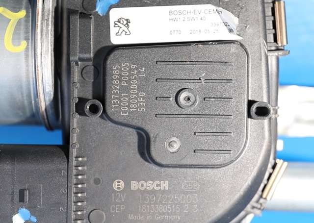 Viskermotor frontrute komplett m/overføring til Peugeot 5008 2017-->> (Type II)  (PEUGEOT|98 247624 80|)