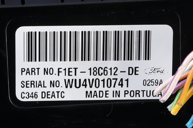 Varmeapparat betjening til Ford Focus 2014-2018 (Type III, Fase 2) (FORD|F1ET-18C612-DE|)