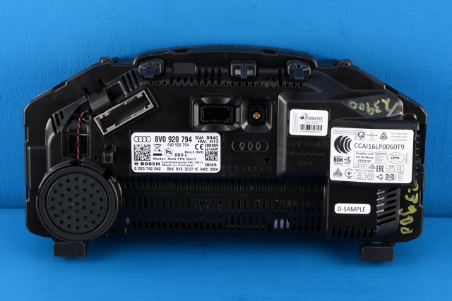 Instrumentpanel til Audi A3 2016-2020 (Type III, Fase 2)  (VAG|8V0 920 794|)