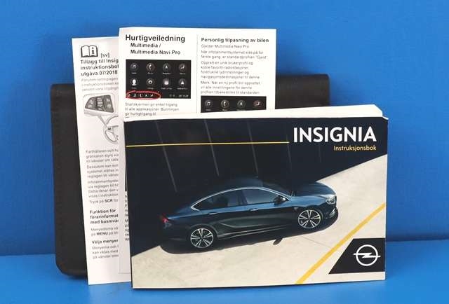 Instruksjonsbok til Opel Insignia B, 2017-->>  