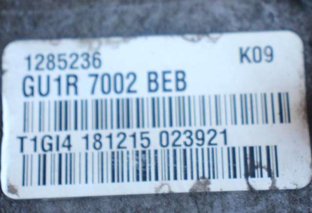 Girkasse manuell 6-trinn til Volvo V40 2012-2019 (FORD|GU1R-7002-BEB|1285236|)