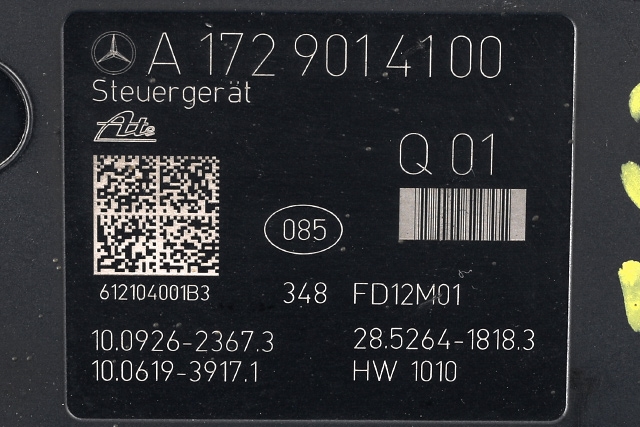 ABS sentral til Mercedes C-Klasse 2011-2014 (Fase 2) (W204) (W204) (MERCEDES|A 172 431 38 12|A 172 901 41 00|)