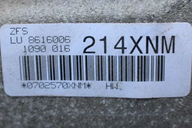 Girkasse automat til BMW 5-Serie 2010-2017 (F10/F11) (F10/F11) (ZF|1090 016 214XNM|8 616 006|)