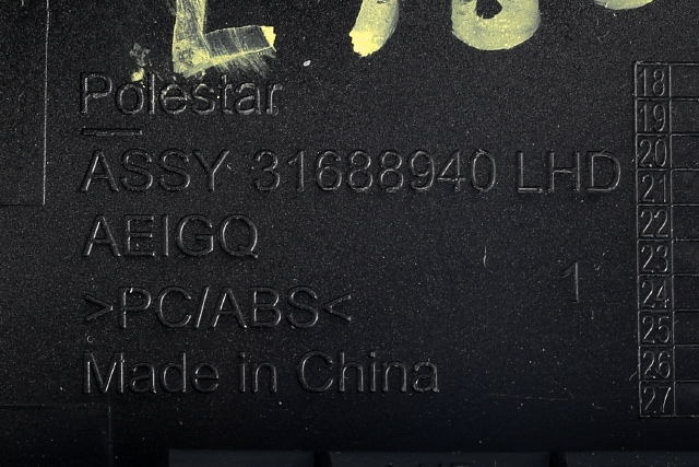 Dashbord diverse til Polestar 2 2020-->>