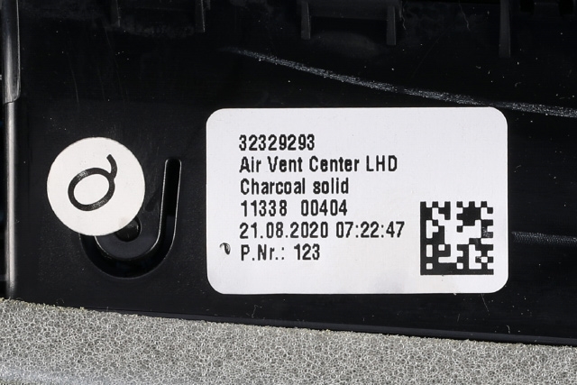 Dashbord friskluftdyse midtkonsoll til Polestar 2 2020-->> (VOLVO|32329293|)