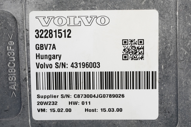 Styreenhet parkering til Polestar 2 2020-->>  (VOLVO|32281512|)