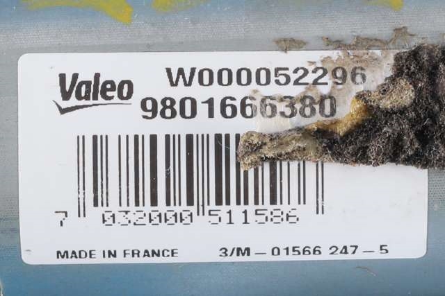 Viskermotor bakrute til Citroën C4, Cactus 2014-2017 (Fase 1) (VALEO|W000052296|98 016663 80|)