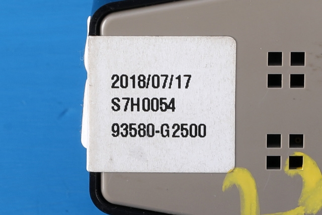 Bryter ruteheis til Hyundai Ioniq Electric 2016-2019 (Fase 1) (HYUNDAI|93580-G2500|)