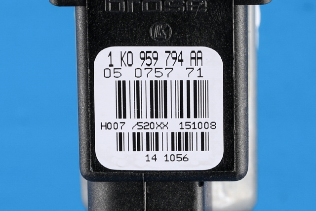 Ruteheis, kun motor, venstre bak til VW Golf VI 2008-2012  (VAG|1K0 959 703 AL|)
