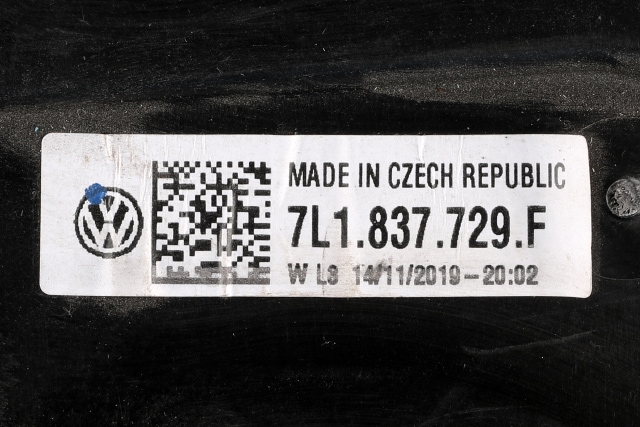Ruteheis venstre foran til VW Transporter / Caravelle 2019-->> (T6.1) (T6.1) (VAG|7L2 959 405|7L1 837 729 F|)