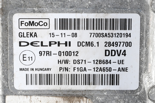 Styreenhet motor til Ford S-Max 2015-->> (Type II)  (FORD|DS71-12B684-UE|)