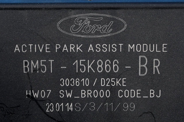 Styreenhet parkering til Ford Focus 2011-2014 (Type III, Fase 1)  (FORD|BM5T-15K866-BR|)
