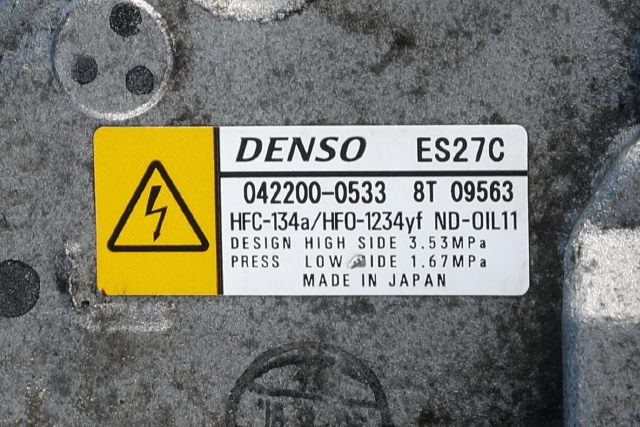 Aircondition kompressor hybrid til Toyota RAV4 2016-2019 (Type IV, Fase 2) (DENSO|042200-0533|)