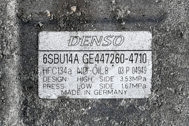 Aircondition kompressor til BMW 1-Serie 2011-2015 (Fase 1) (F20/F21) (F20/F21) (DENSO|447260-4710|)