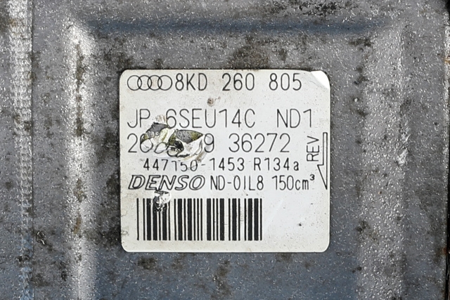 Aircondition kompressor til Audi A4 2007-2014 (Type IV) (B8) (B8) (DENSO|447150-1453|8KD 260 805|)