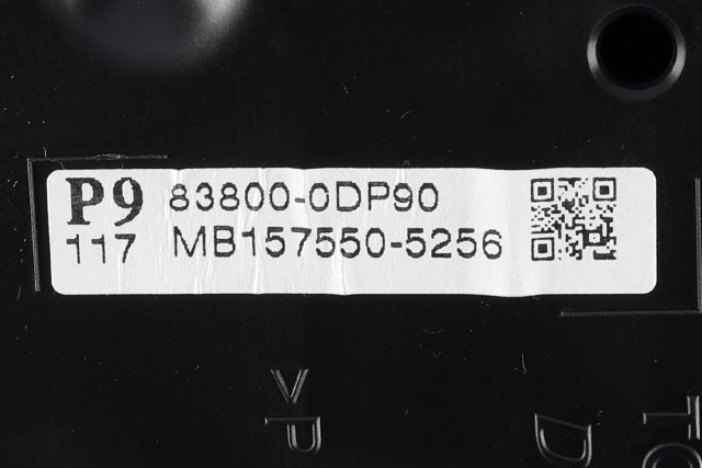 Instrumentpanel til Toyota Yaris 2012-2014 (Type III, Fase 1)  (DENSO|157550-5256|83800-0DP90|)