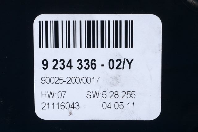 Varmeapparat betjening til BMW X6 2008-2014 (E71/E72) (E71/E72) (BMW|9 234 336|)